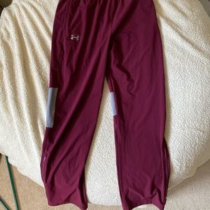 Under Armour Burgundy Sweatpants